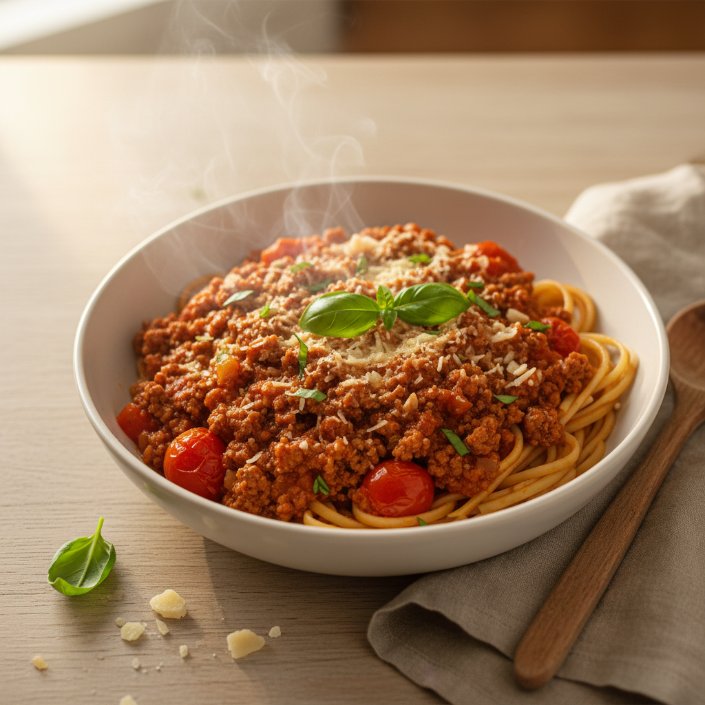 Simpele Spaghetti Bolognese