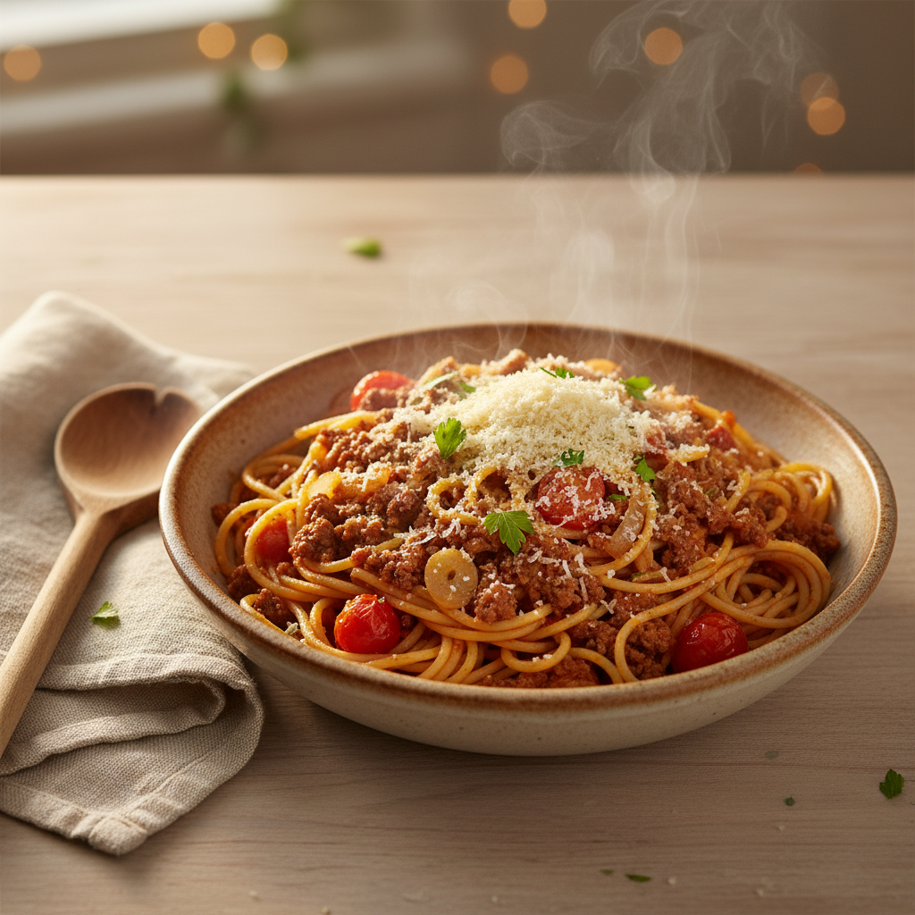 Spaghetti Bolognese (klassiek, budget)
